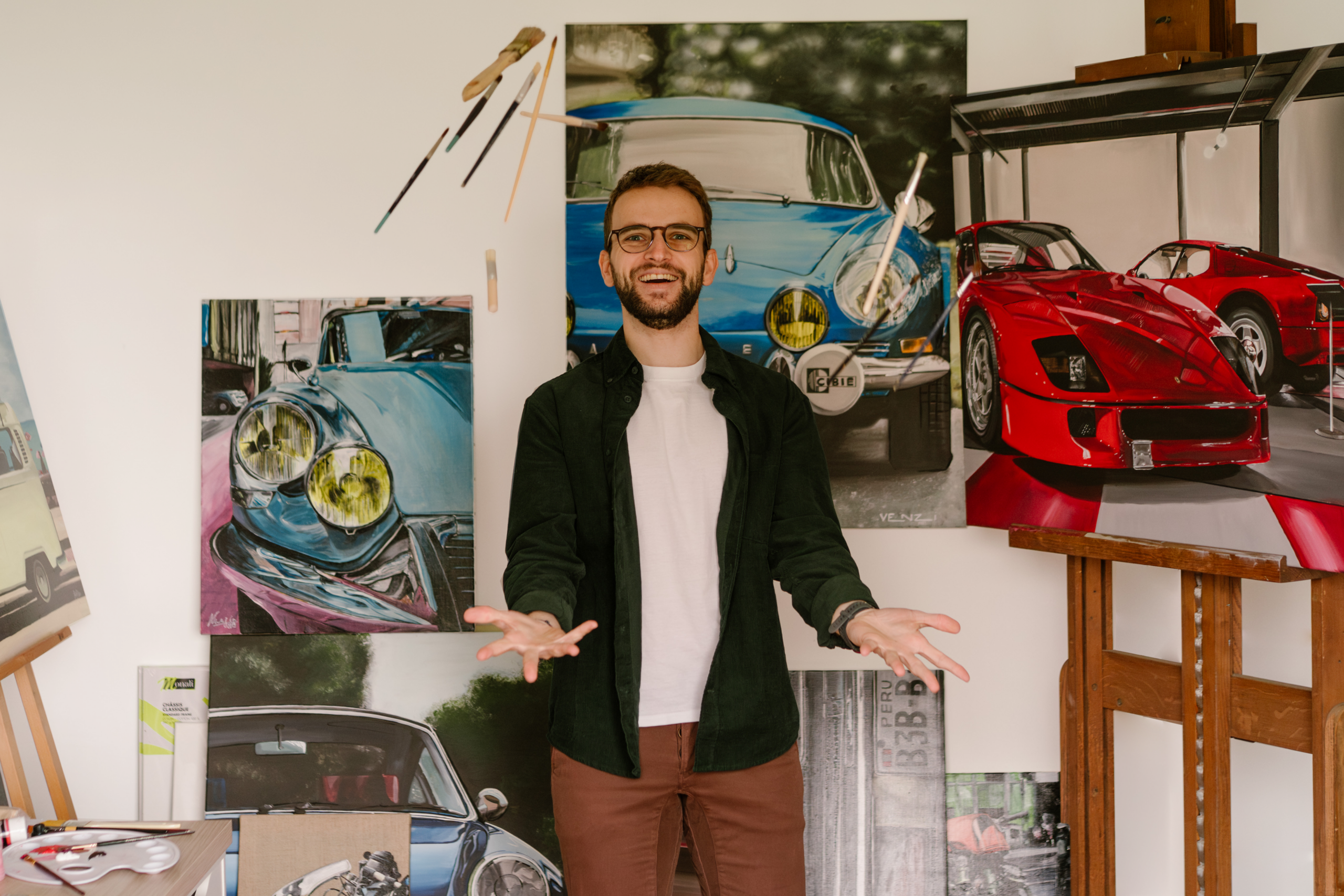 Venzi Art Peintures automobiles hyperréalistes