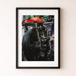 Impression numérotée Café Racer