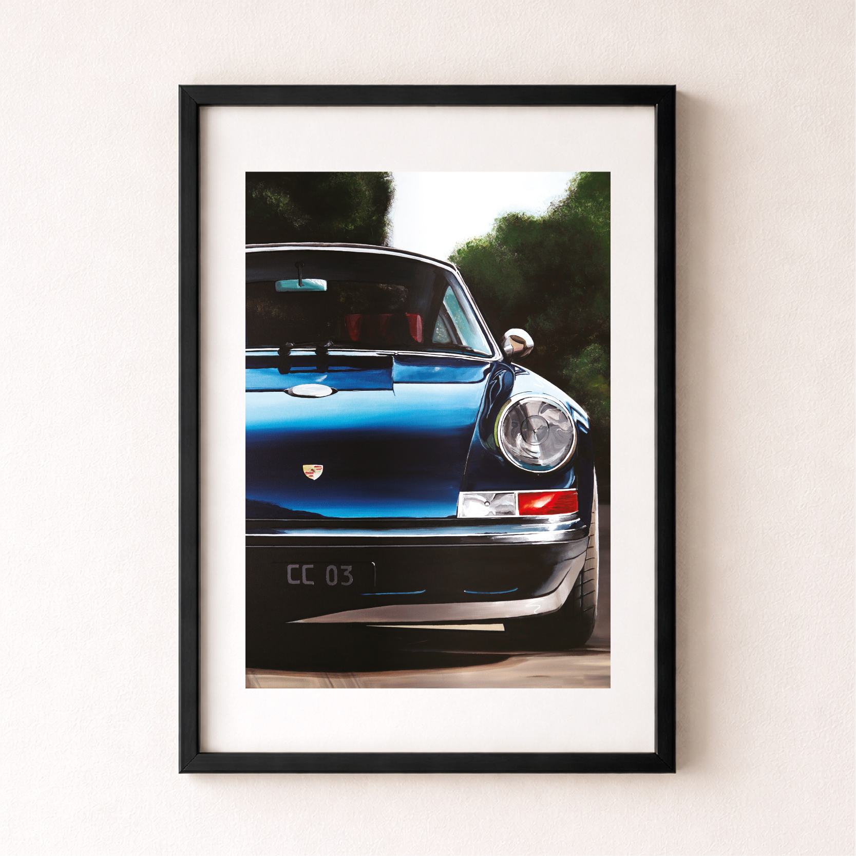 Impression numérotée Porsche 911